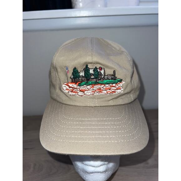 Walker's Point Hat Wisconsin Graphic Brown Cap Headwear OS - Picture 2 of 8